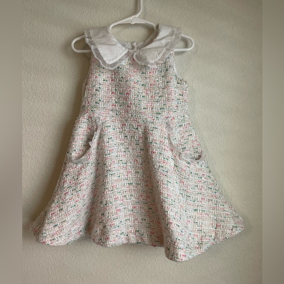 Janie and Jack Boucle Collared Dress size 3 - Picture 9 of 9